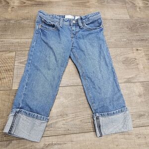 Girls 10 Jean Capri Regular Fit Old Navy Adjustable Waist Crop